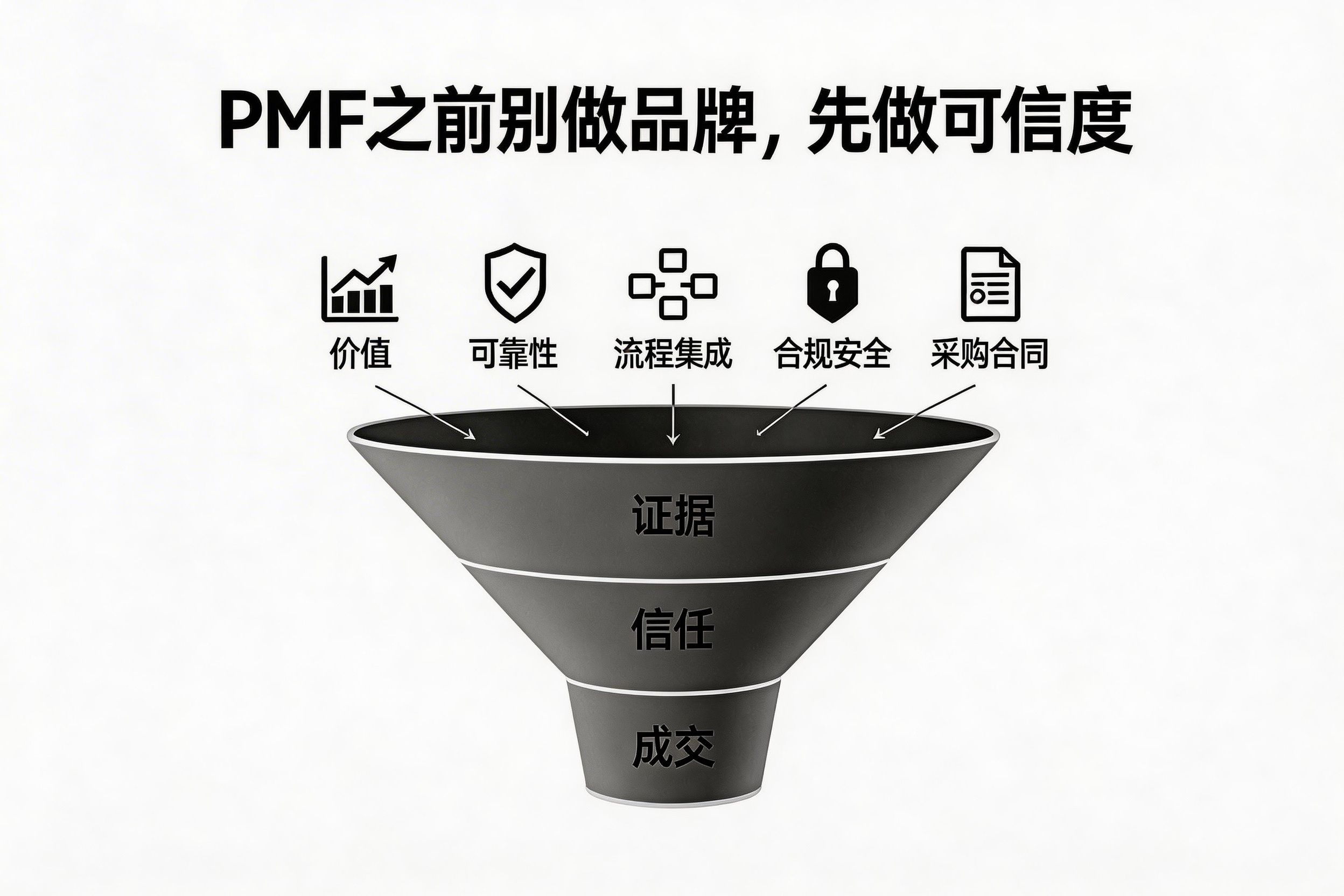 PMF之前别做品牌:但要做可信度——怎么用证据建立信任