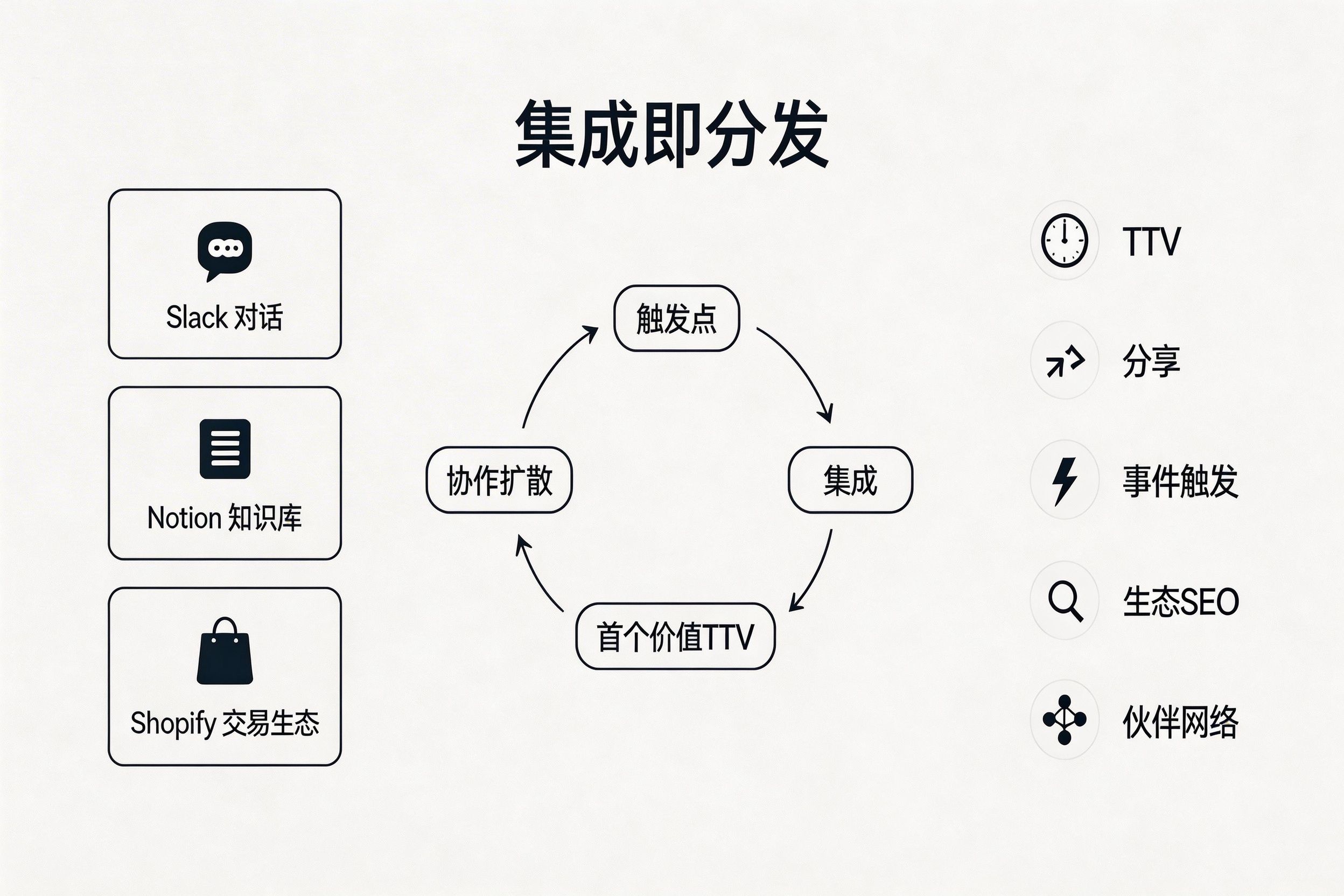 集成即分发:Slack / Notion / Shopify 等生态的机会怎么抓
