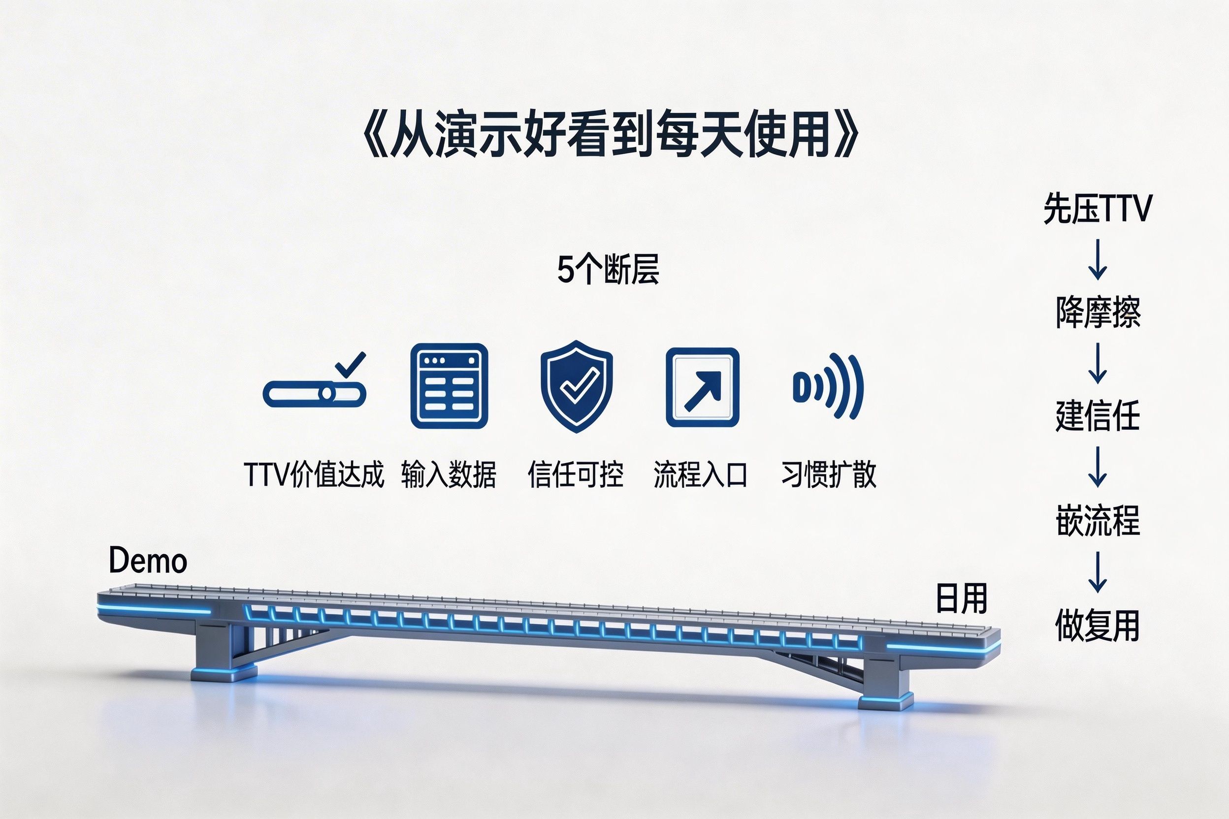 从“演示好看”到“每天使用”:AI应用最常见的5个断层