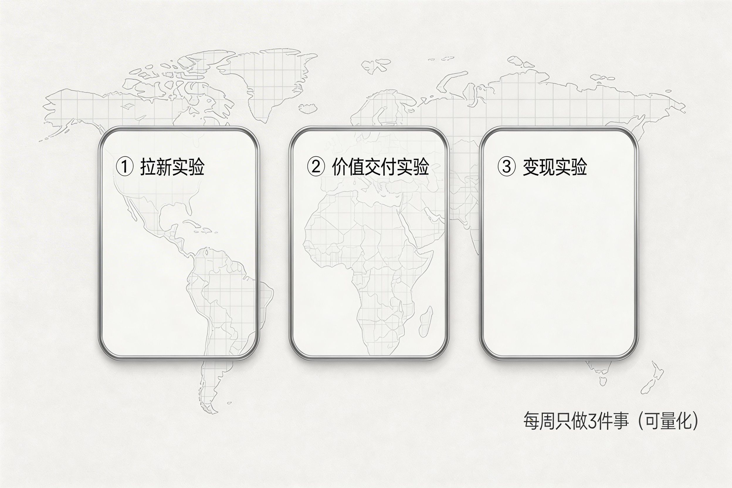 小团队做全球的运营节奏:一周只做3件事(且都可量化)