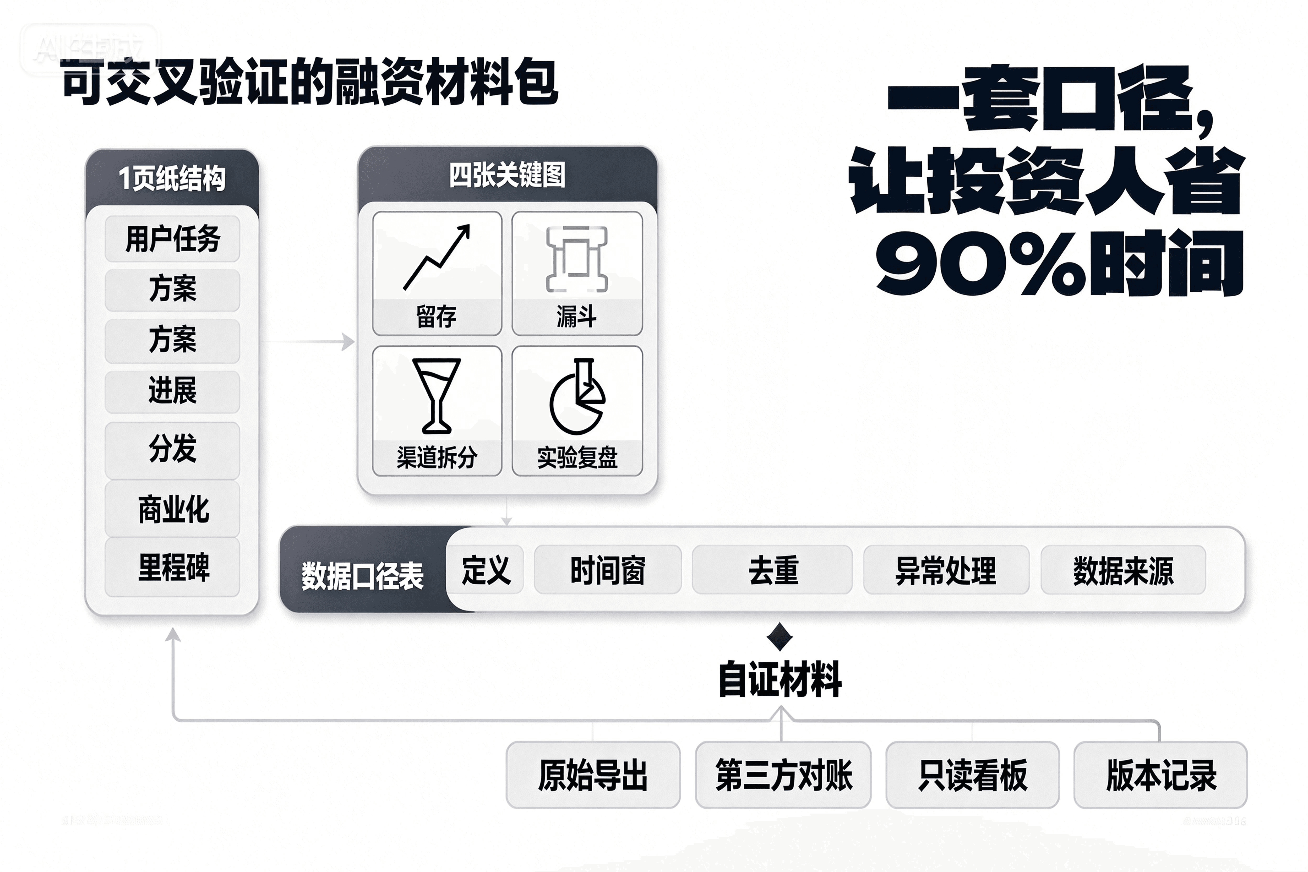 如何做“可交叉验证”的融资材料包:OXYZ资本给你一套口径帮你节省 90% 时间